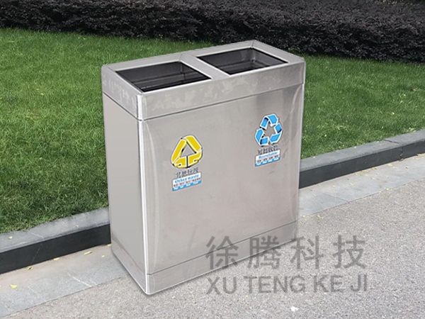 不（bú）鏽鋼垃圾桶